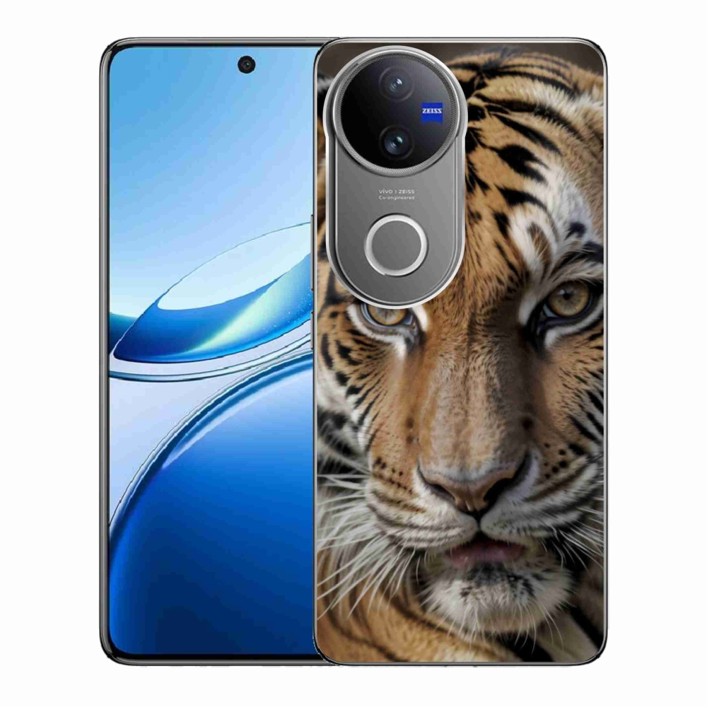 Gelový kryt mmCase na Vivo V50 5G - tygří pohled