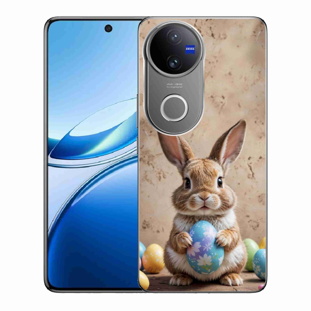 Gelový kryt mmCase na Vivo V50 5G - velikonoční králíček