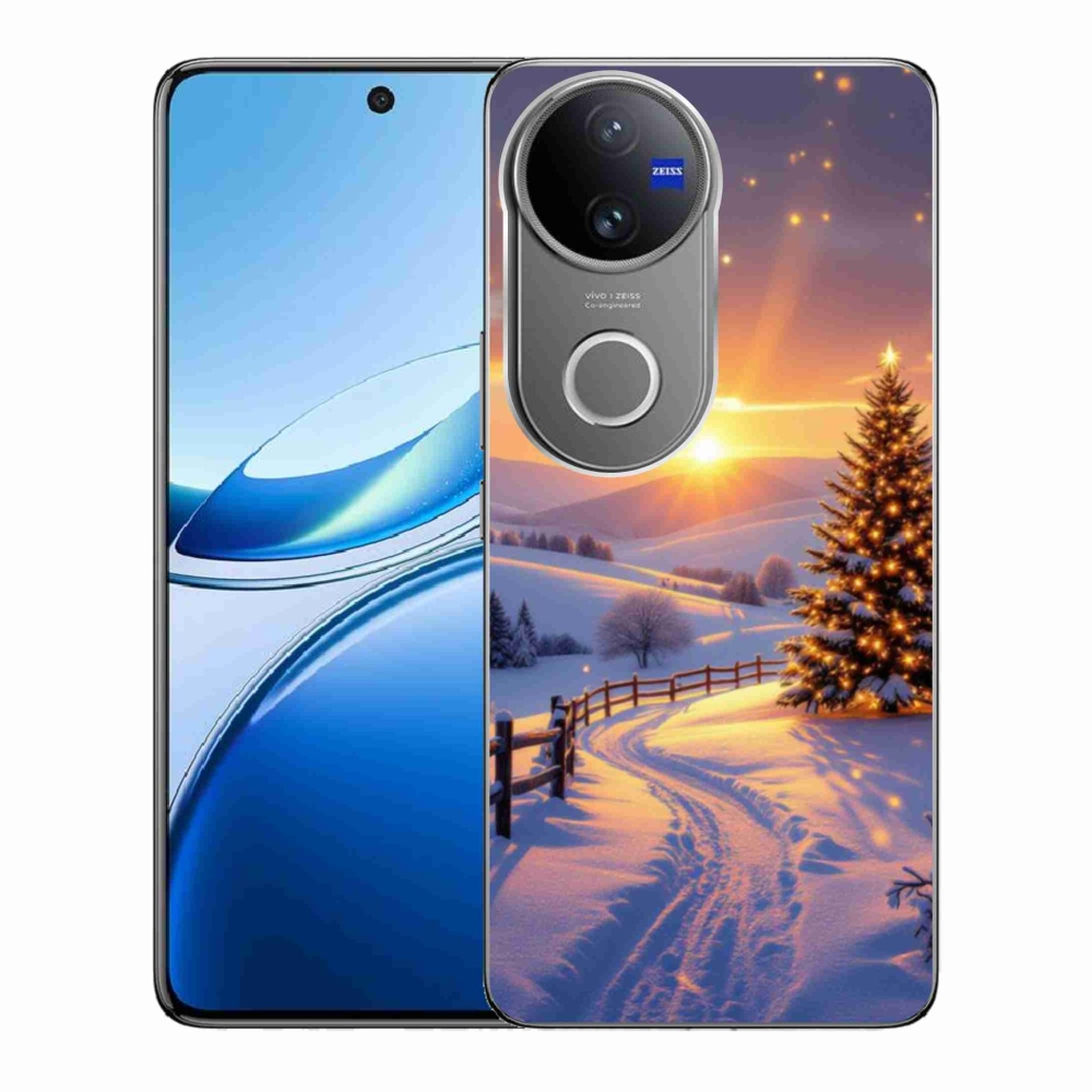 Gelový kryt mmCase na Vivo V50 5G - zimní krajina