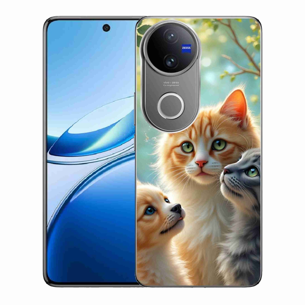Gelový kryt mmCase na Vivo V50 5G - zvířecí přátelství 2