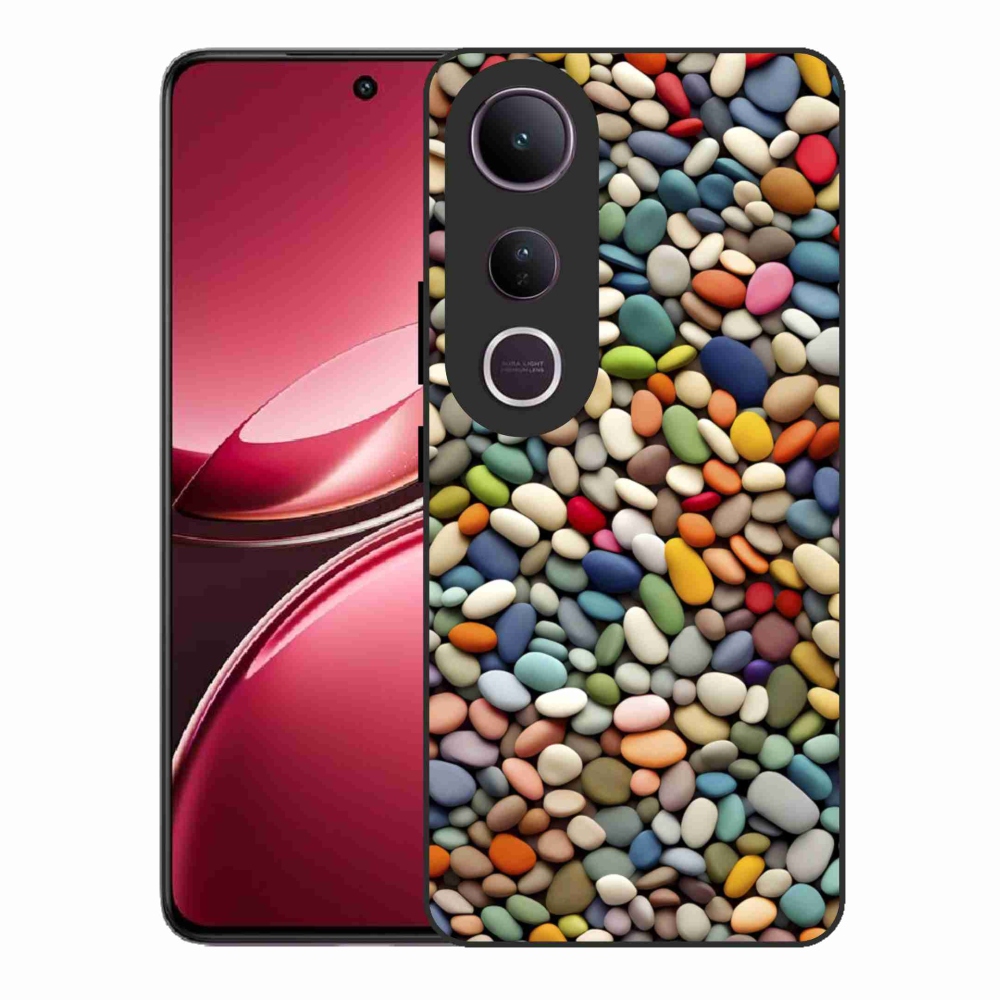 Gelový kryt mmCase na Vivo V50 Lite 4G/5G - barevné kamínky 2