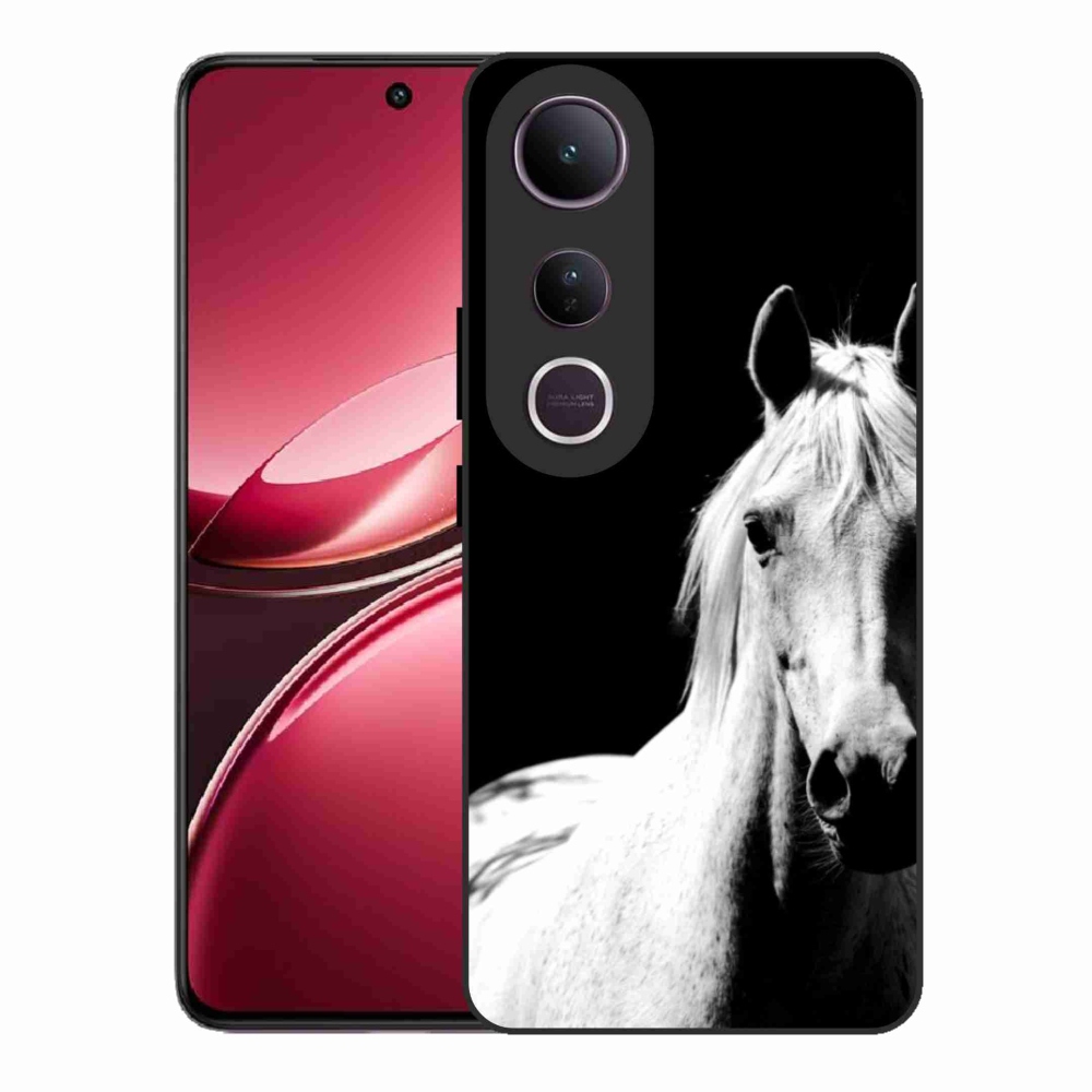 Gelový kryt mmCase na Vivo V50 Lite 4G/5G - bílý kůň 5