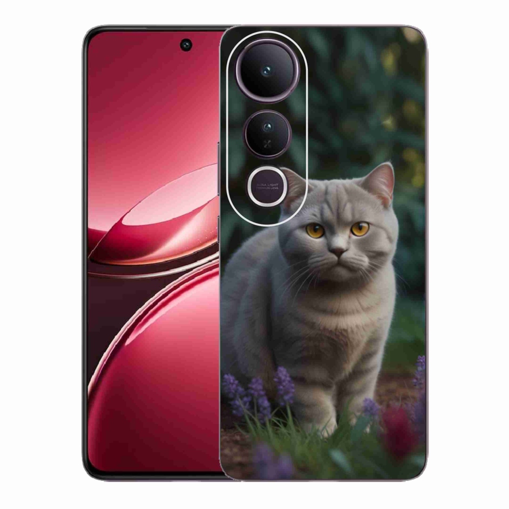 Gelový kryt mmCase na Vivo V50 Lite 4G/5G - britská kočka