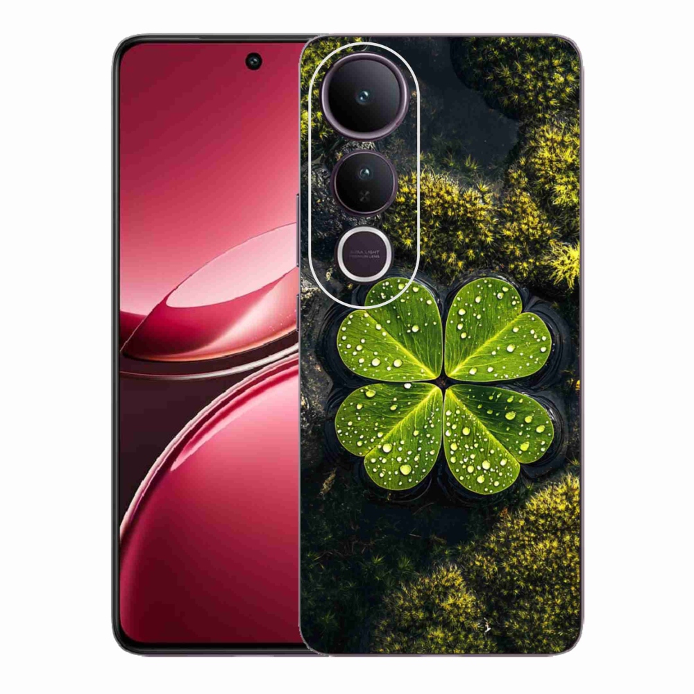 Gelový kryt mmCase na Vivo V50 Lite 4G/5G - čtyřlístek