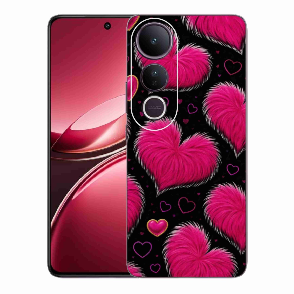 Gelový kryt mmCase na Vivo V50 Lite 4G/5G - hebká srdce