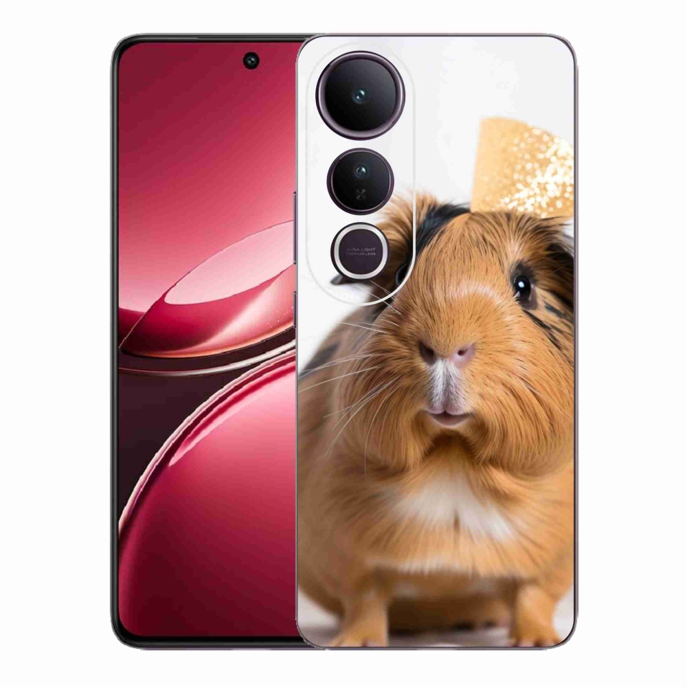 Gelový kryt mmCase na Vivo V50 Lite 4G/5G - hnědé morče