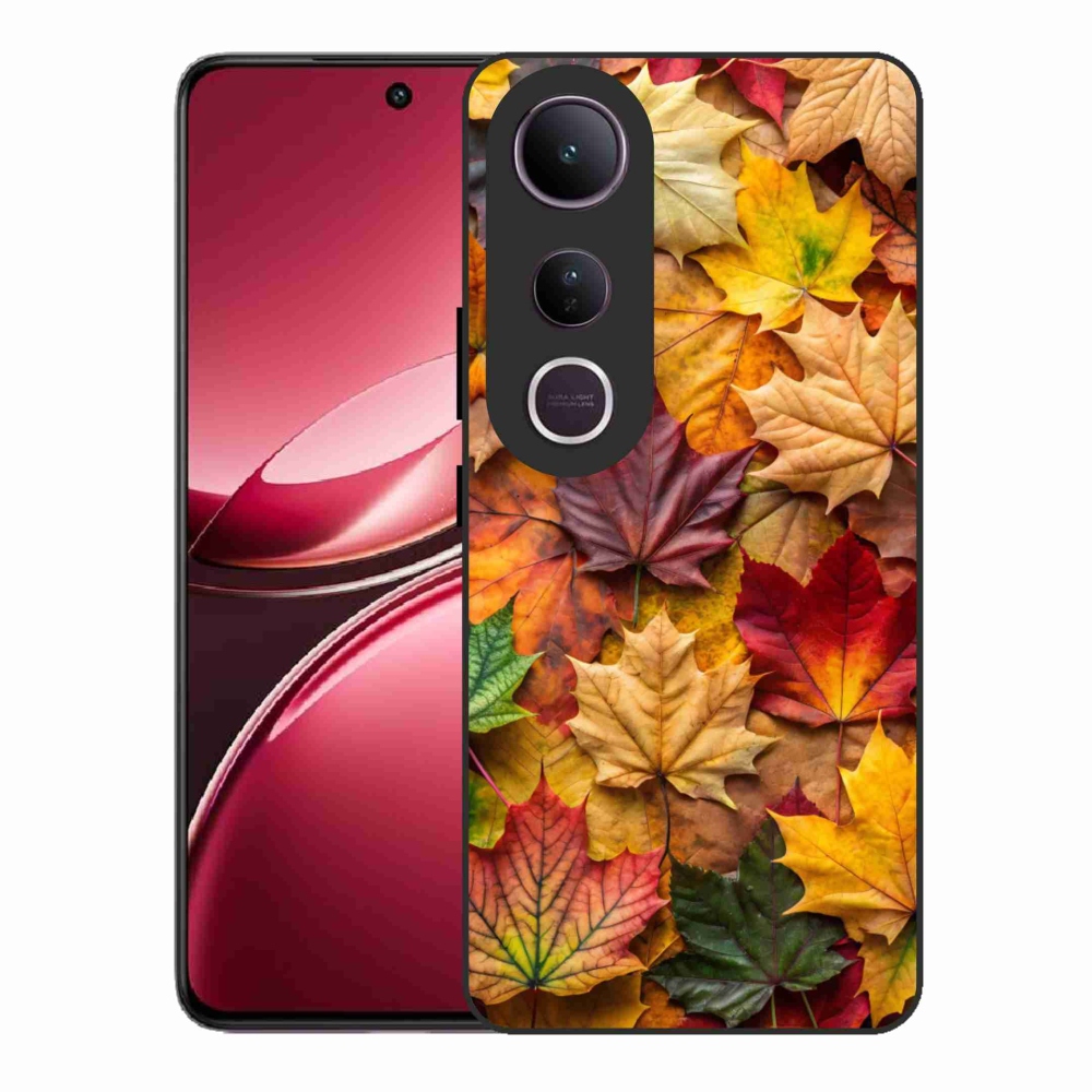 Gelový kryt mmCase na Vivo V50 Lite 4G/5G - javorové listy 2