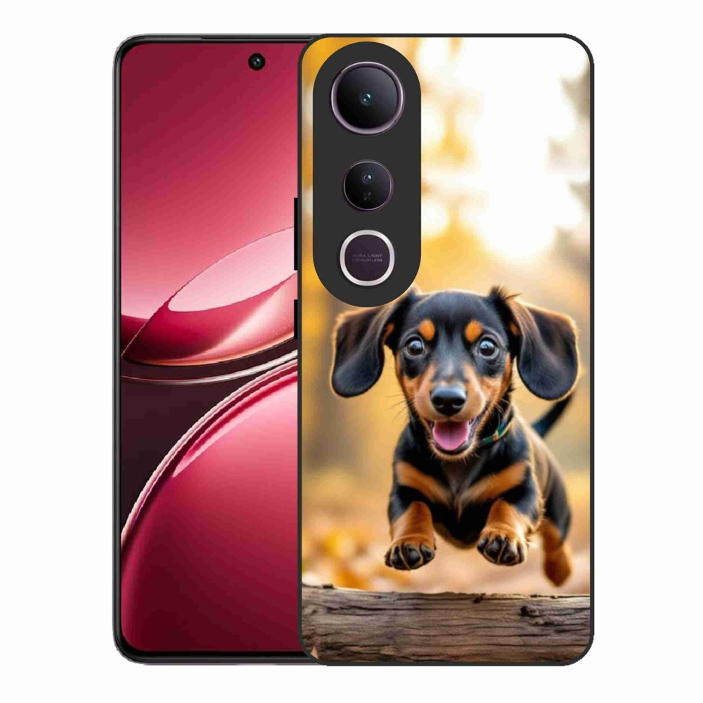 Gelový kryt mmCase na Vivo V50 Lite 4G/5G - jezevčík 2