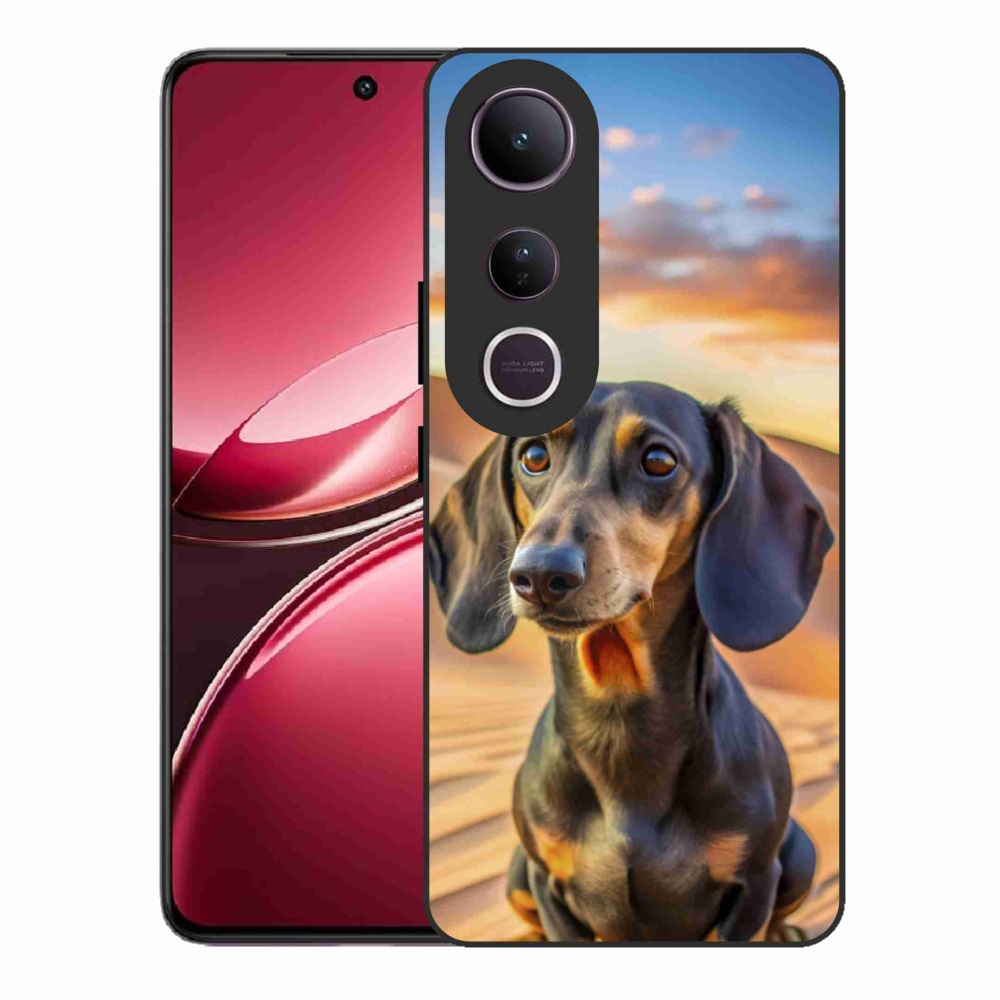 Gelový kryt mmCase na Vivo V50 Lite 4G/5G - jezevčík 3 