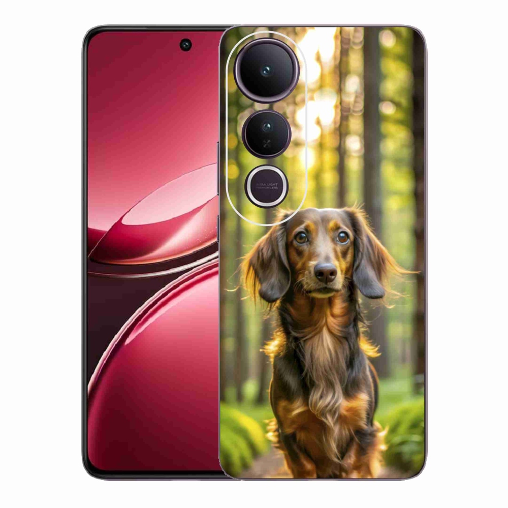 Gelový kryt mmCase na Vivo V50 Lite 4G/5G - jezevčík 4