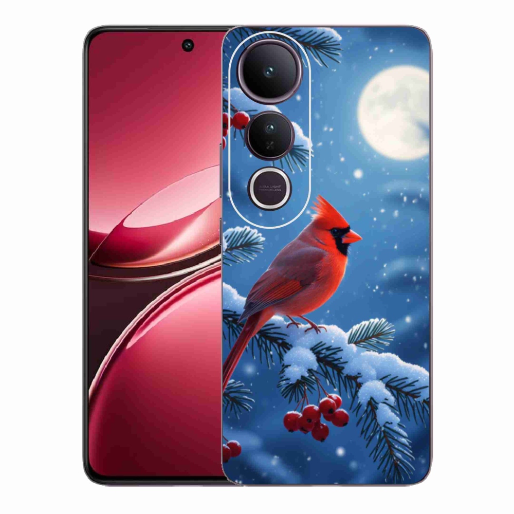 Gelový kryt mmCase na Vivo V50 Lite 4G/5G - kardinál červený