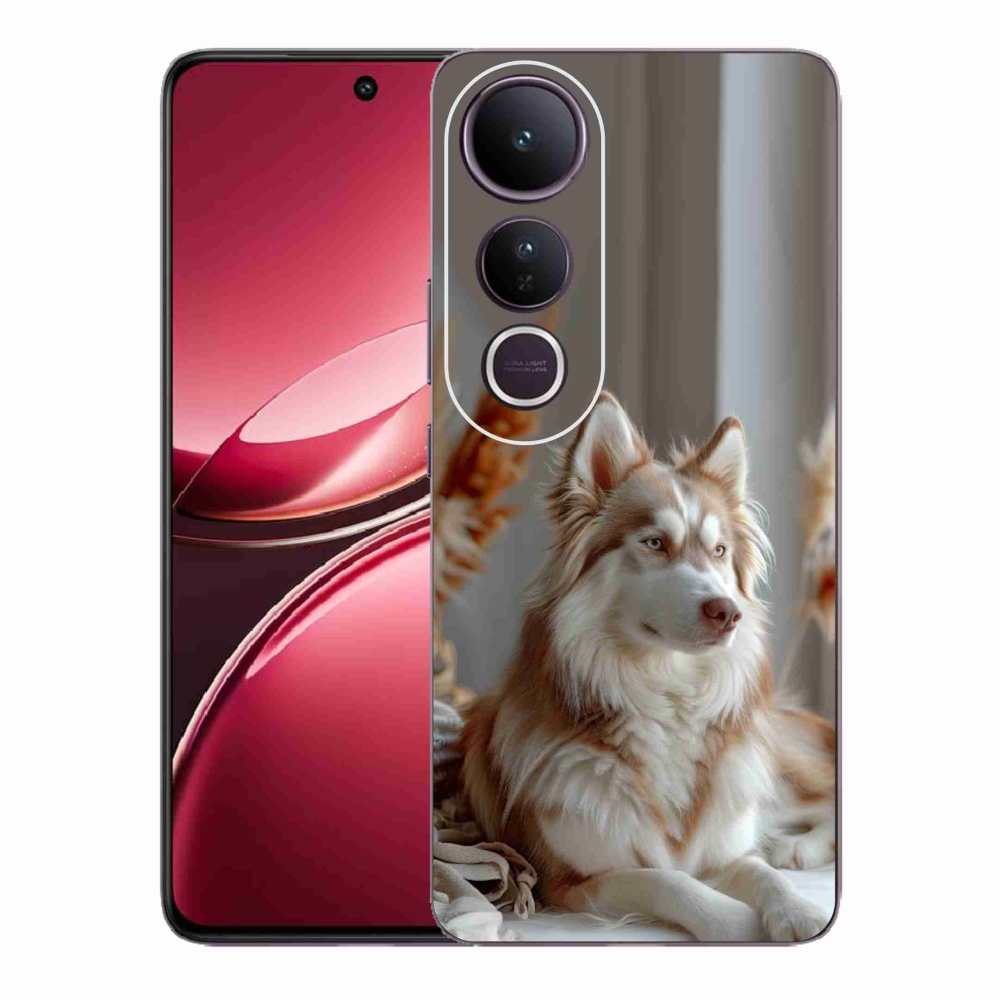 Gelový kryt mmCase na Vivo V50 Lite 4G/5G - klidný sibiřský husky