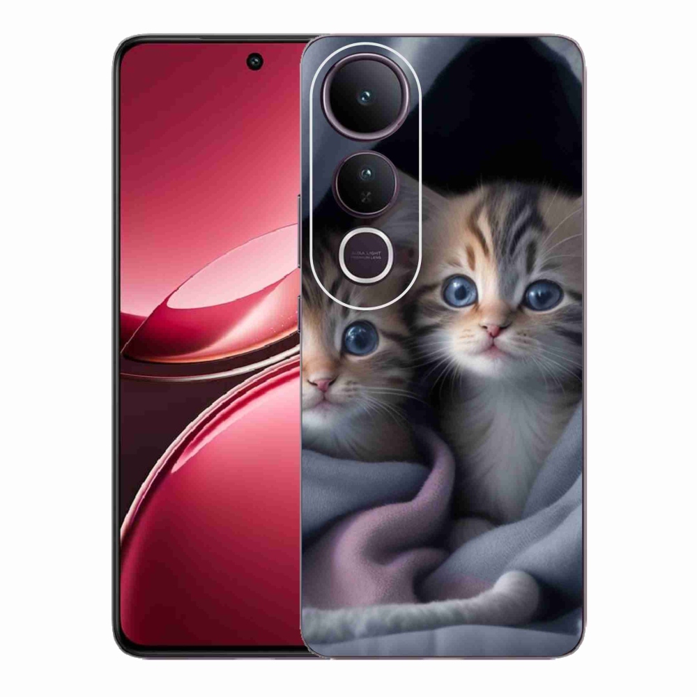Gelový kryt mmCase na Vivo V50 Lite 4G/5G - kočičí duo 2