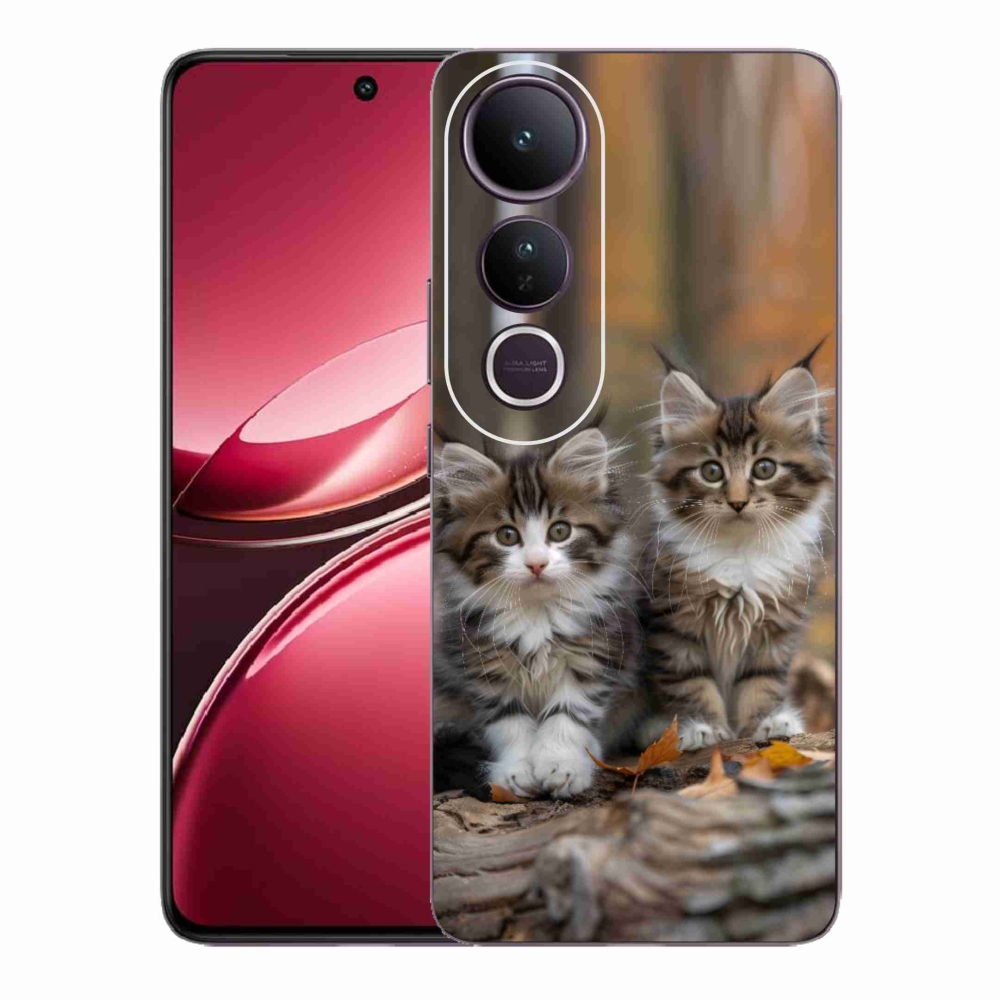 Gelový kryt mmCase na Vivo V50 Lite 4G/5G - kočičí duo 3