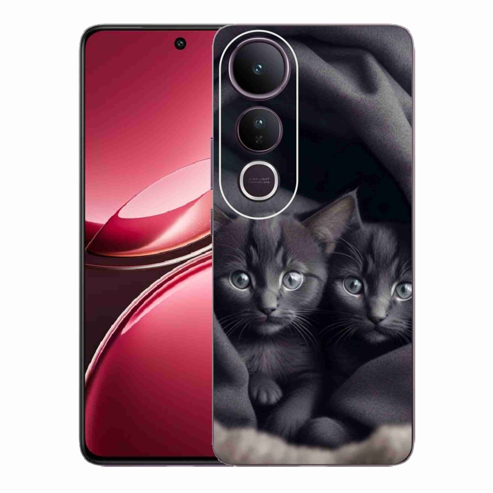 Gelový kryt mmCase na Vivo V50 Lite 4G/5G - kočičí duo