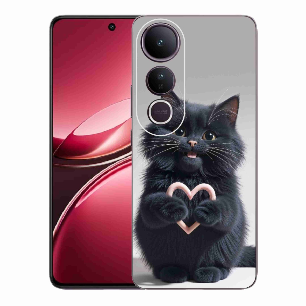 Gelový kryt mmCase na Vivo V50 Lite 4G/5G - kočičí láska 3
