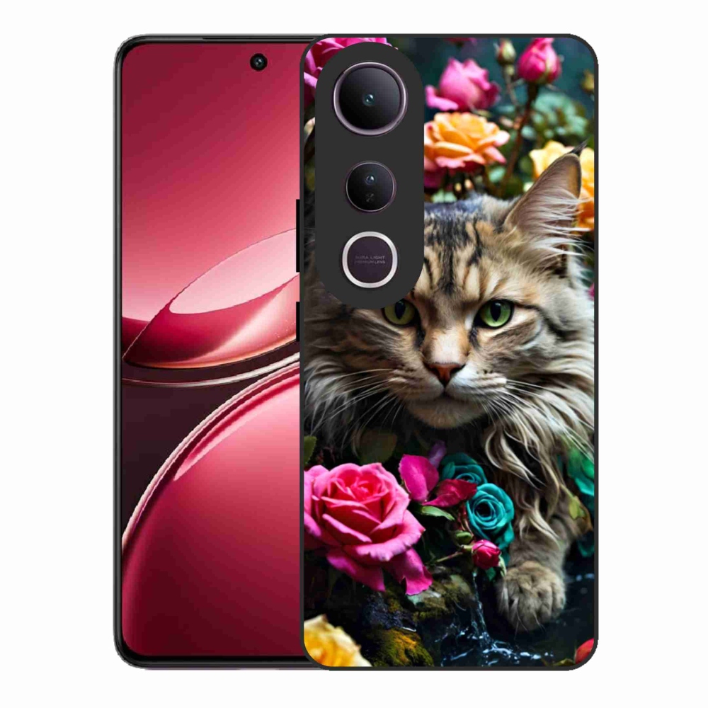 Gelový kryt mmCase na Vivo V50 Lite 4G/5G - kočíčí pohled 2