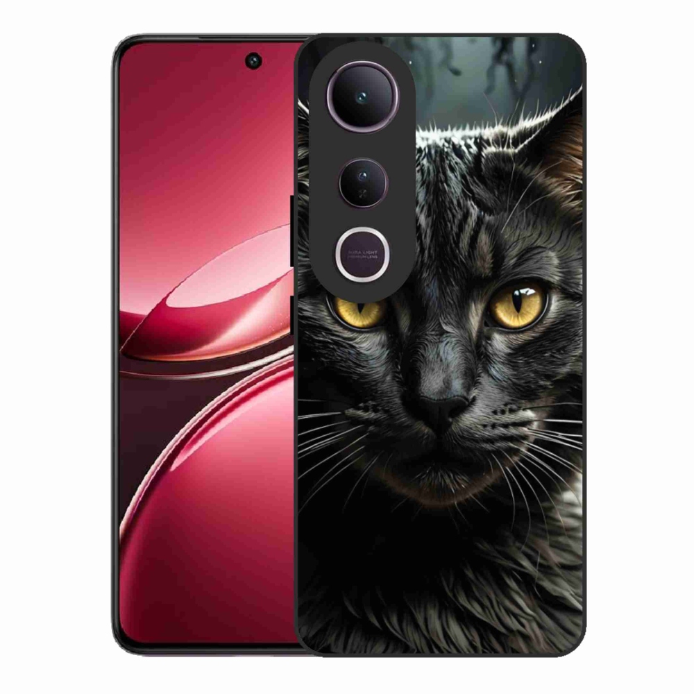 Gelový kryt mmCase na Vivo V50 Lite 4G/5G - kočičí pohled 3