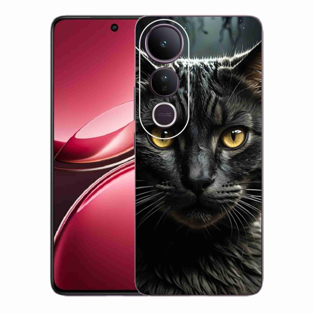 Gelový kryt mmCase na Vivo V50 Lite 4G/5G - kočičí pohled 3