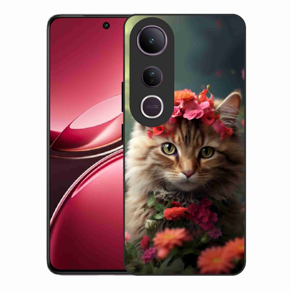 Gelový kryt mmCase na Vivo V50 Lite 4G/5G - kočíčí princezna