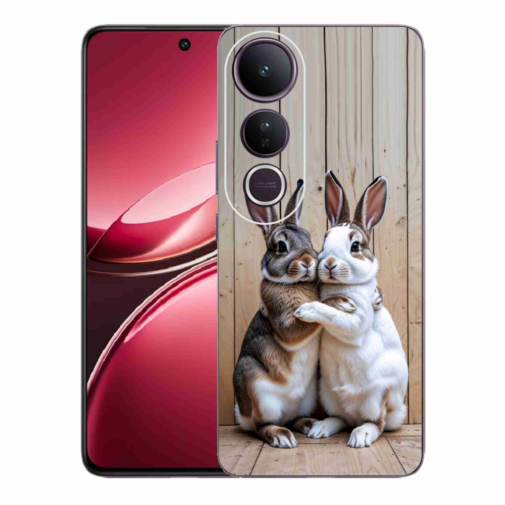 Gelový kryt mmCase na Vivo V50 Lite 4G/5G - králičí pár