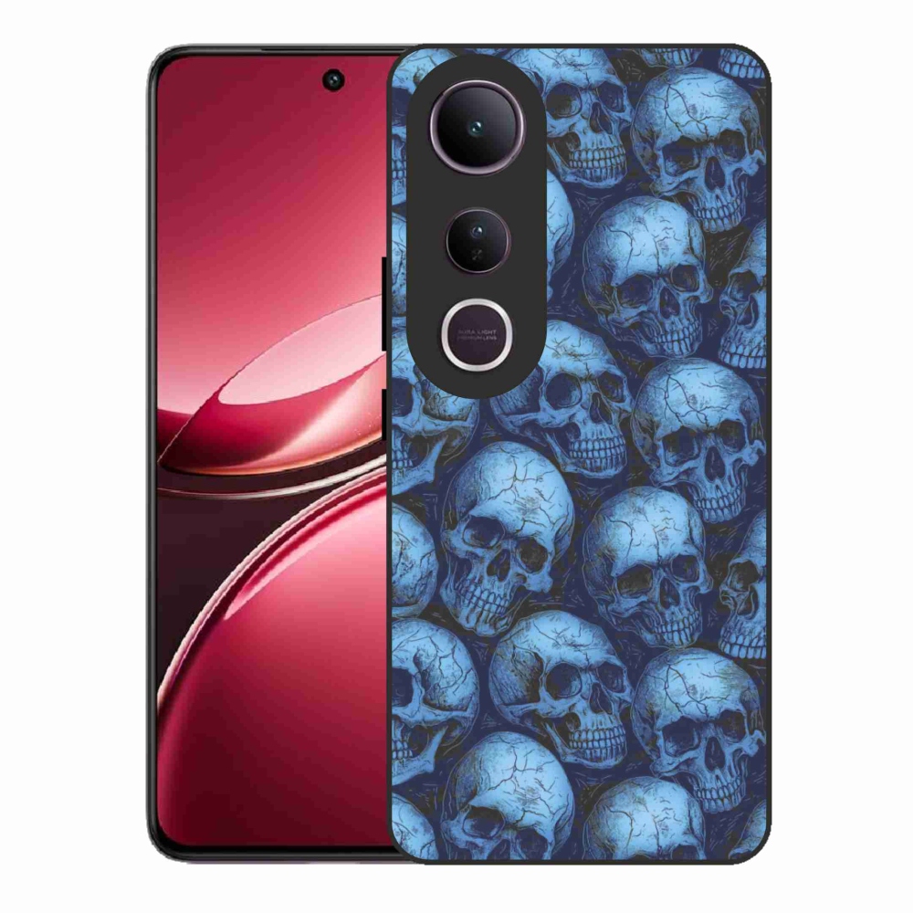 Gelový kryt mmCase na Vivo V50 Lite 4G/5G - lebky