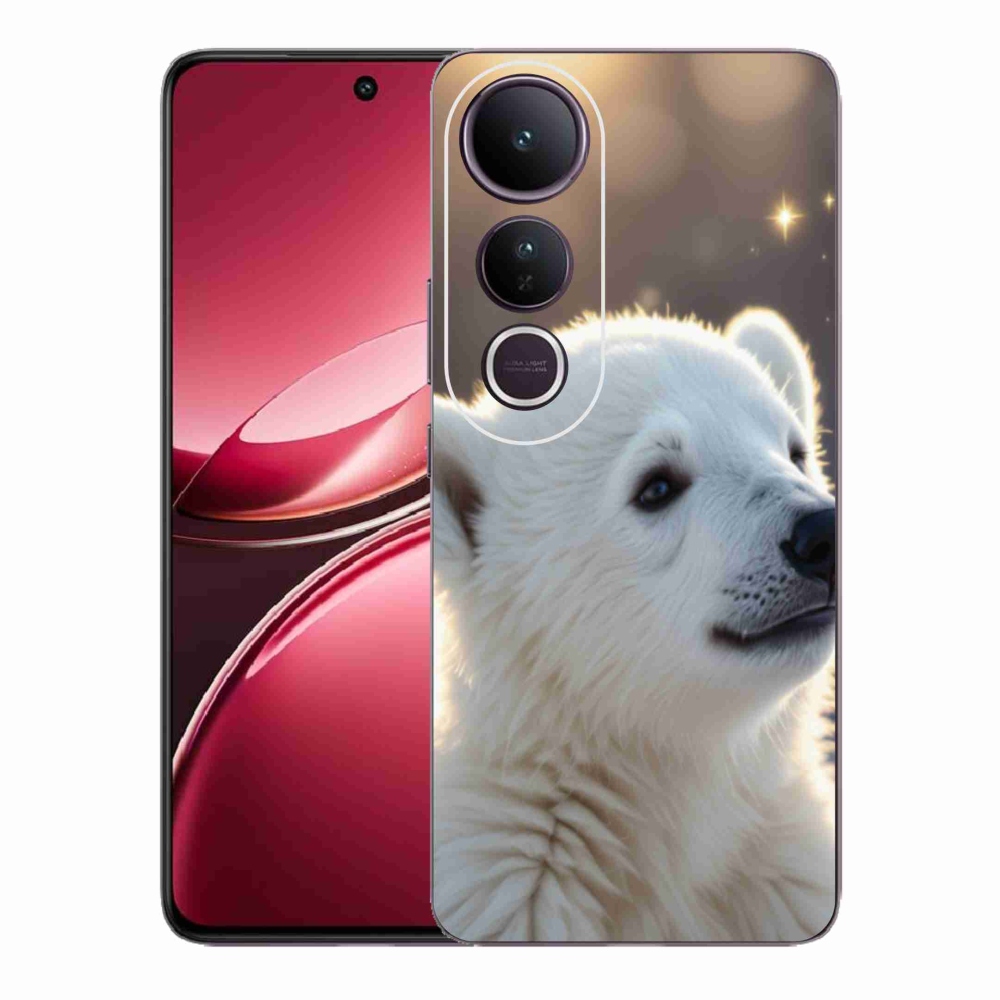 Gelový kryt mmCase na Vivo V50 Lite 4G/5G - lední medvěd