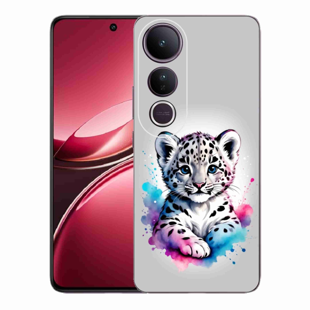 Gelový kryt mmCase na Vivo V50 Lite 4G/5G - levhartí mládě