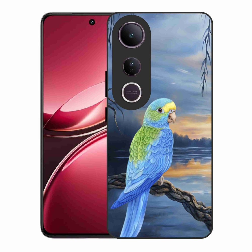 Gelový kryt mmCase na Vivo V50 Lite 4G/5G - modrý papoušek