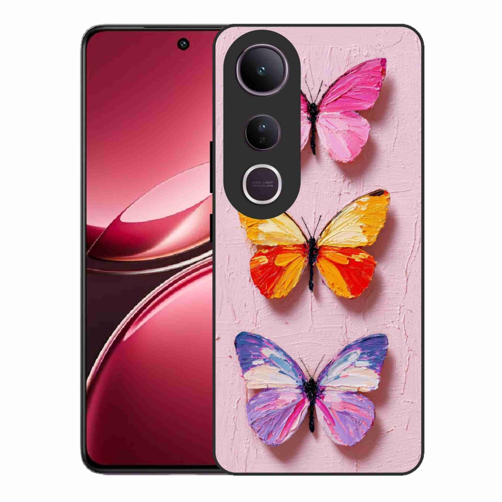 Gelový kryt mmCase na Vivo V50 Lite 4G/5G - motýlí trojice