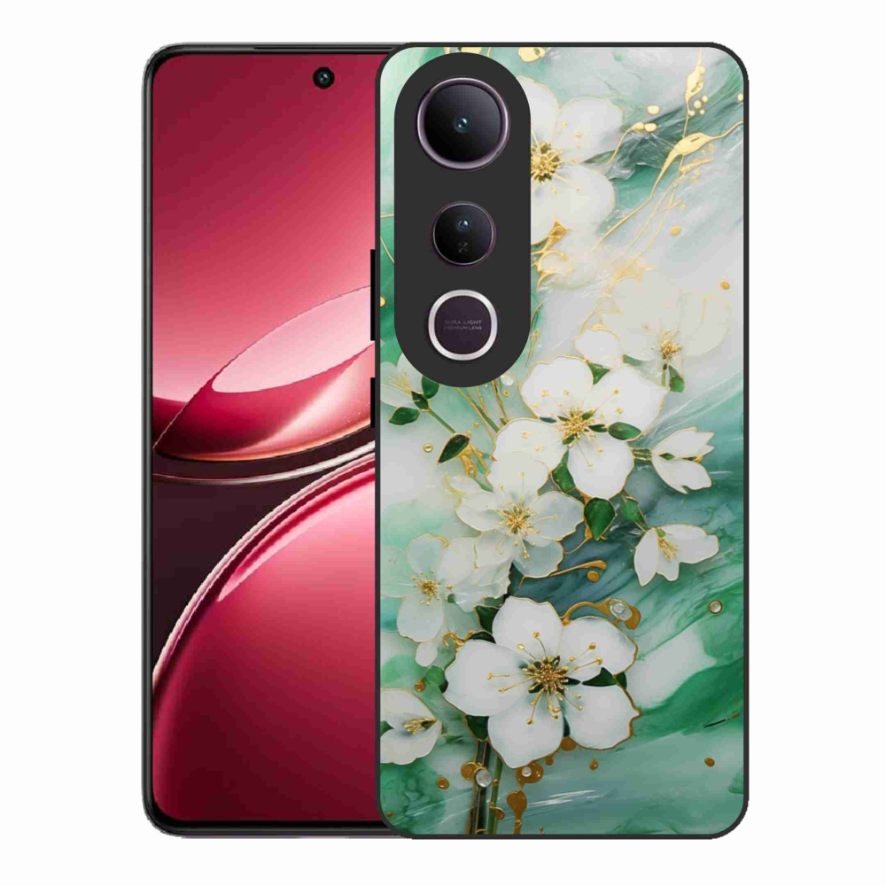 Gelový kryt mmCase na Vivo V50 Lite 4G/5G - něžné květy