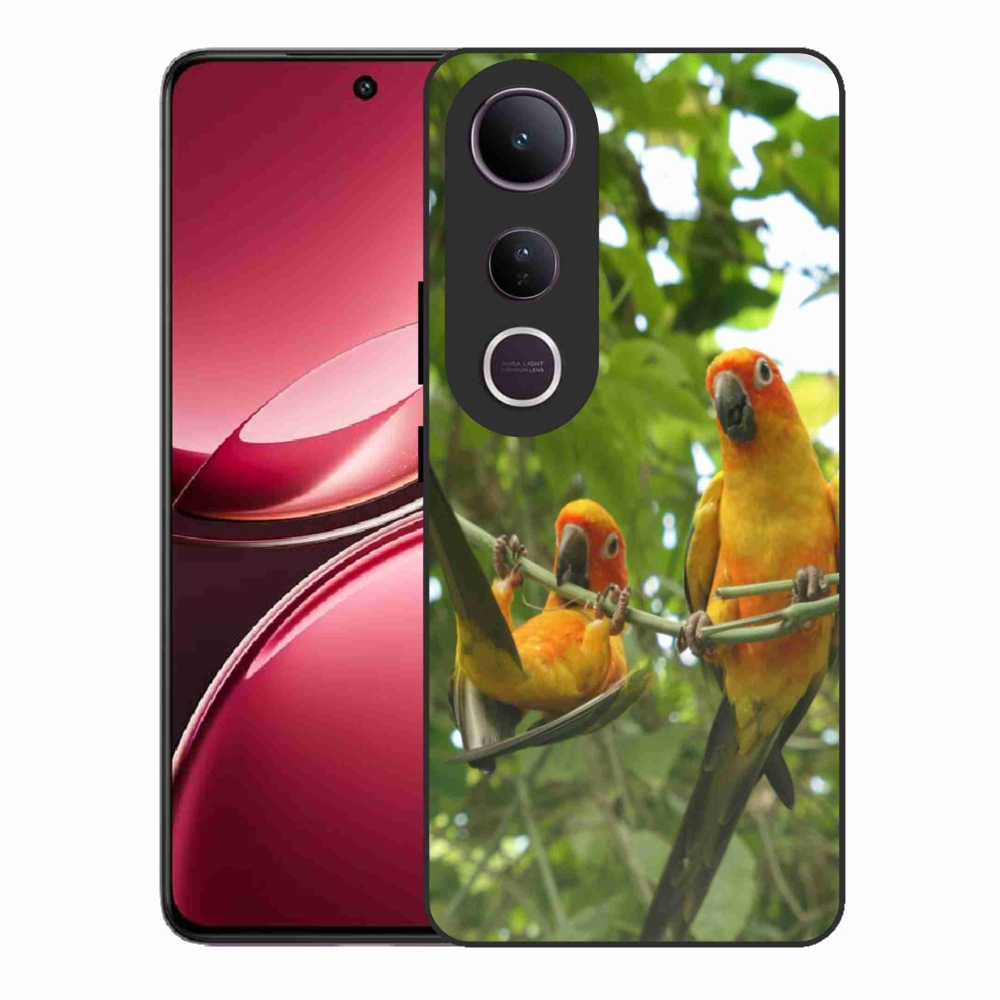Gelový kryt mmCase na Vivo V50 Lite 4G/5G - papoušci aratingy