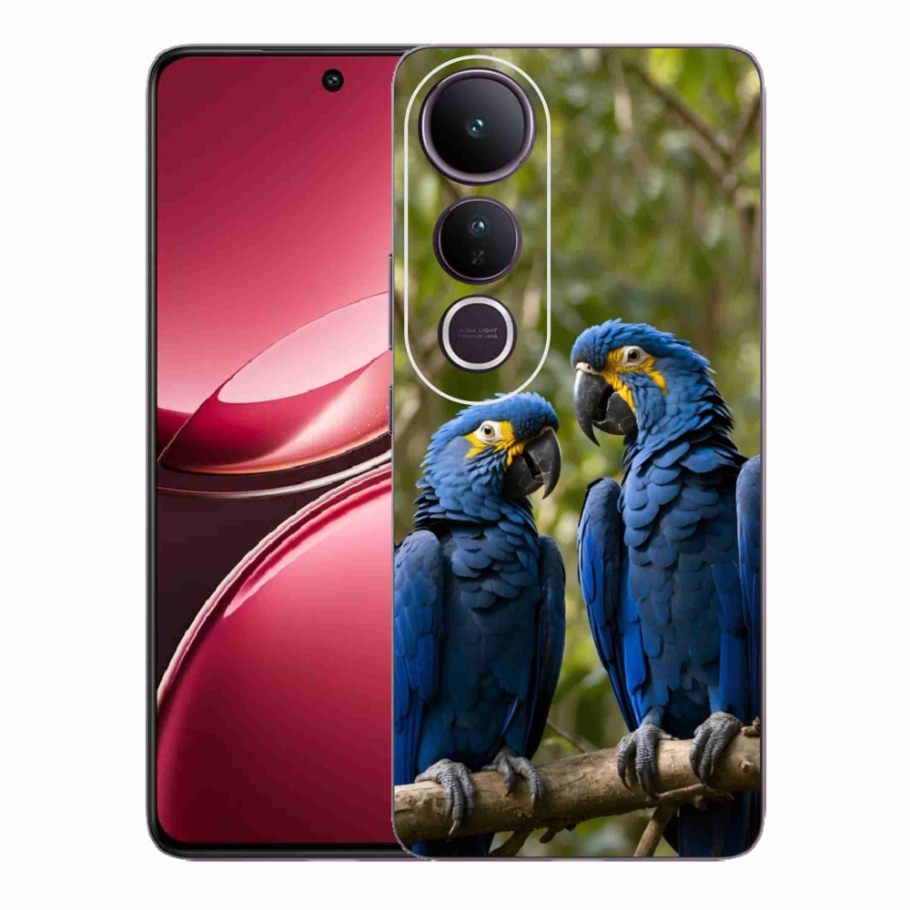 Gelový kryt mmCase na Vivo V50 Lite 4G/5G - papouščí duo