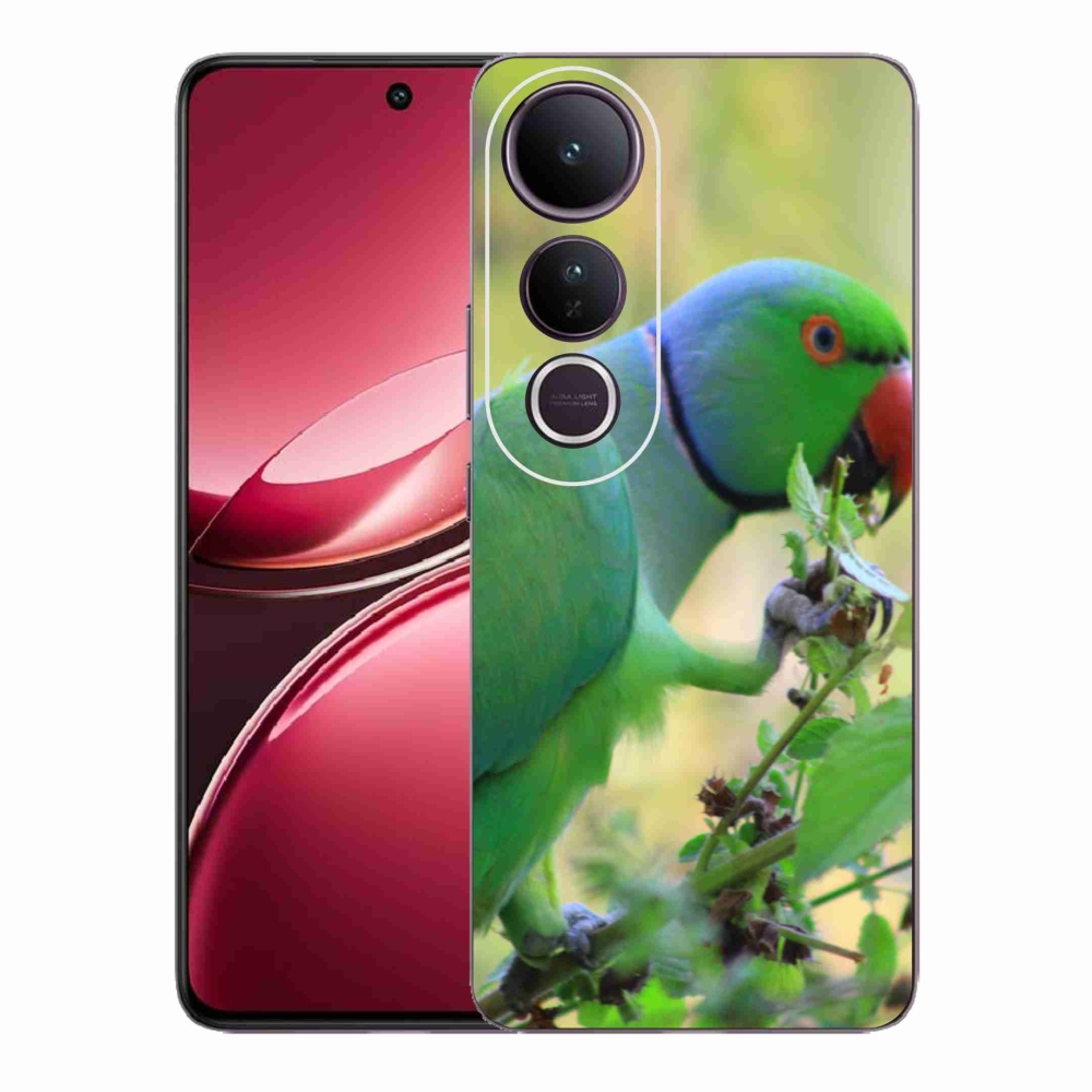 Gelový kryt mmCase na Vivo V50 Lite 4G/5G - papoušek alexandr