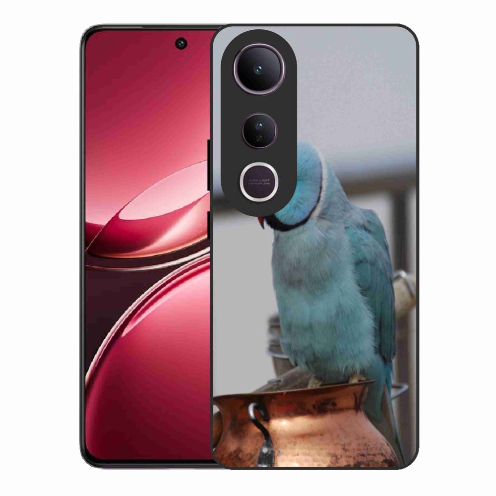 Gelový kryt mmCase na Vivo V50 Lite 4G/5G - papoušek alexandr modrý