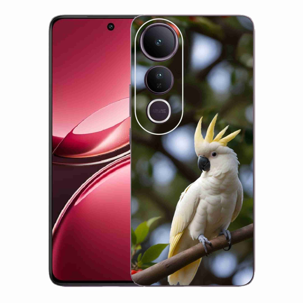 Gelový kryt mmCase na Vivo V50 Lite 4G/5G - papoušek kakadu 3