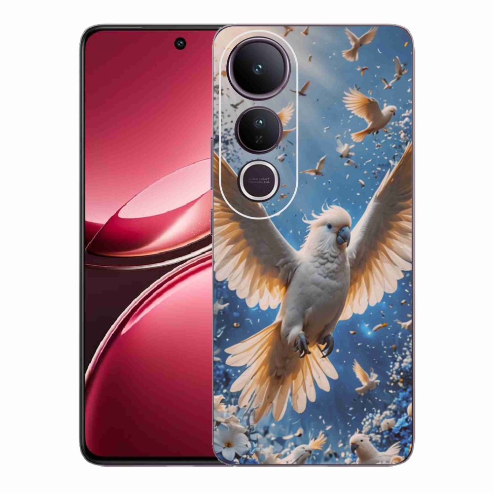 Gelový kryt mmCase na Vivo V50 Lite 4G/5G - papoušek kakadu