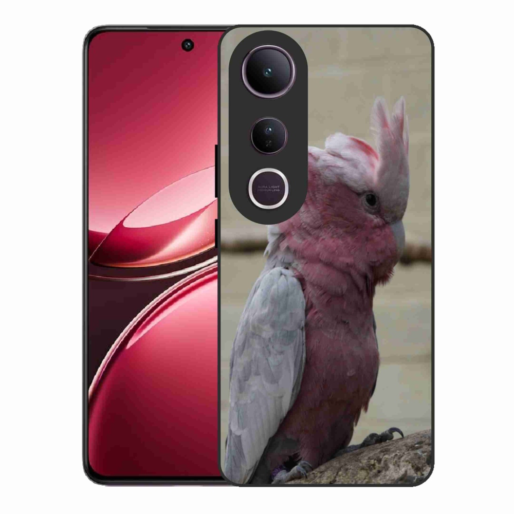 Gelový kryt mmCase na Vivo V50 Lite 4G/5G - papoušek kakadu růžový