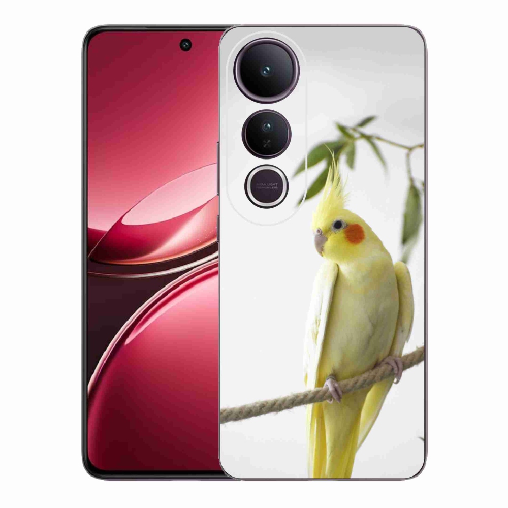Gelový kryt mmCase na Vivo V50 Lite 4G/5G - papoušek korela chocholatá