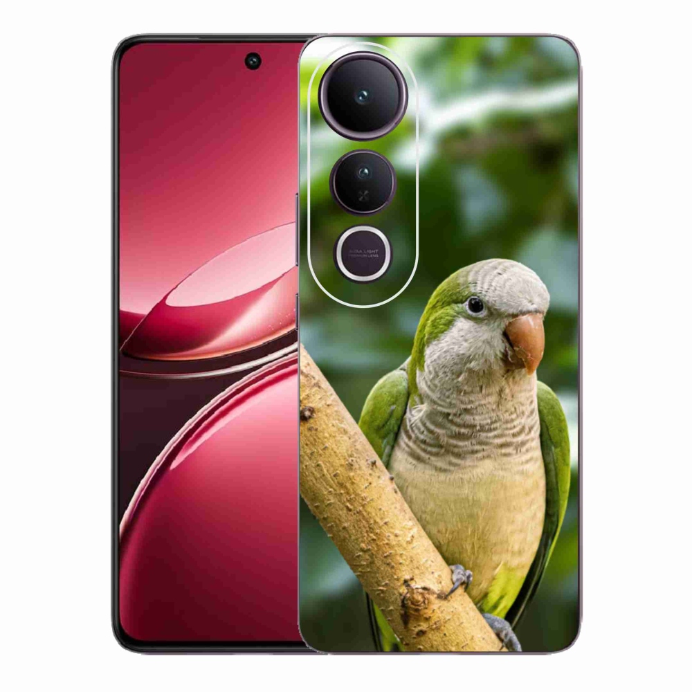 Gelový kryt mmCase na Vivo V50 Lite 4G/5G - papoušek mníšek