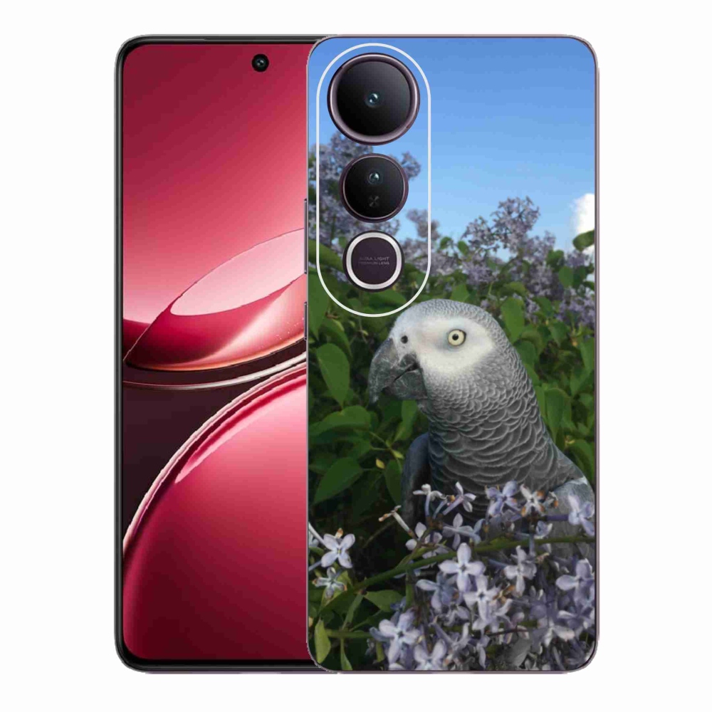 Gelový kryt mmCase na Vivo V50 Lite 4G/5G - papoušek žako