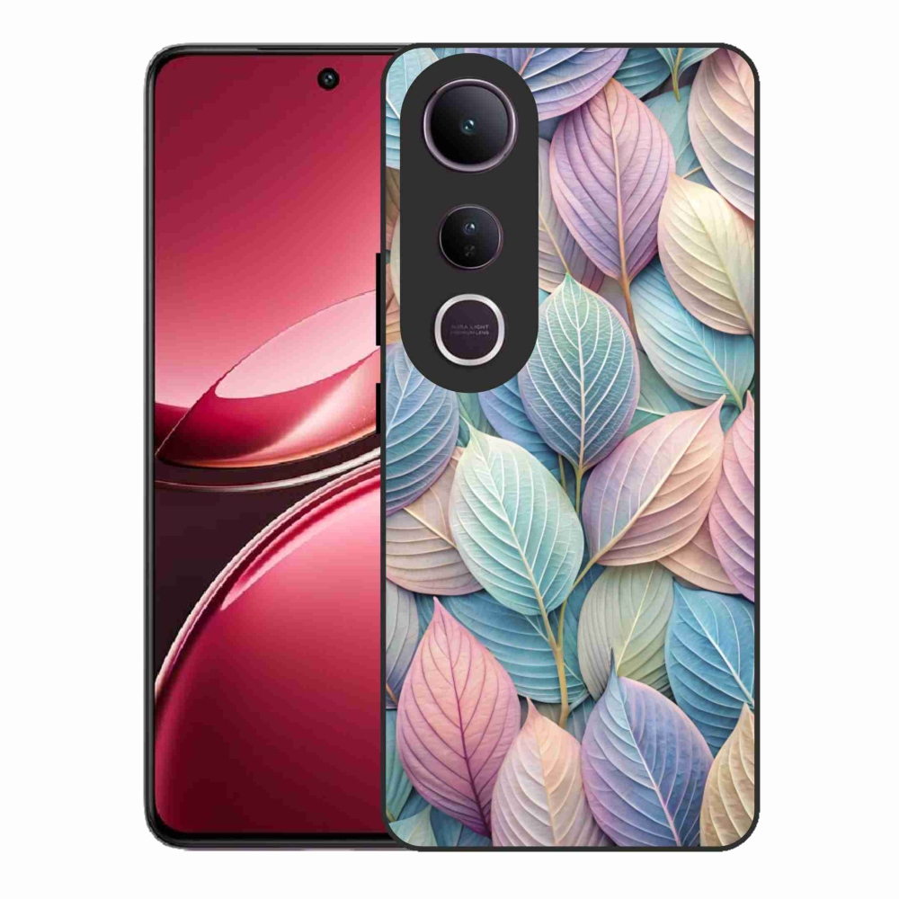 Gelový kryt mmCase na Vivo V50 Lite 4G/5G - pastelové listy