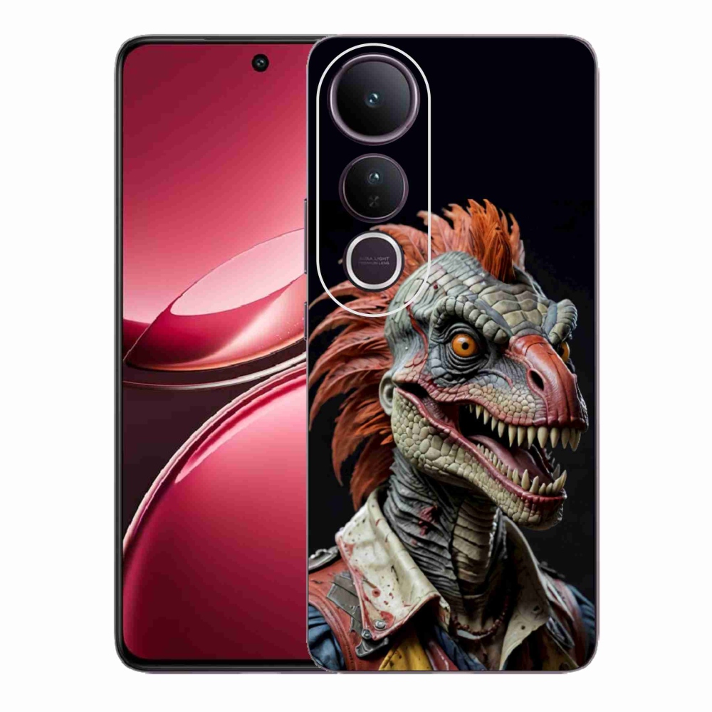 Gelový kryt mmCase na Vivo V50 Lite 4G/5G - punk dinosaurus