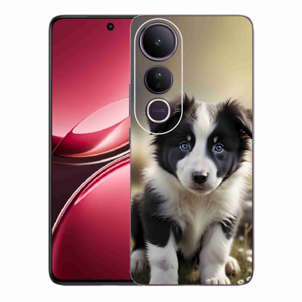 Gelový kryt mmCase na Vivo V50 Lite 4G/5G - roztomilá border kolie