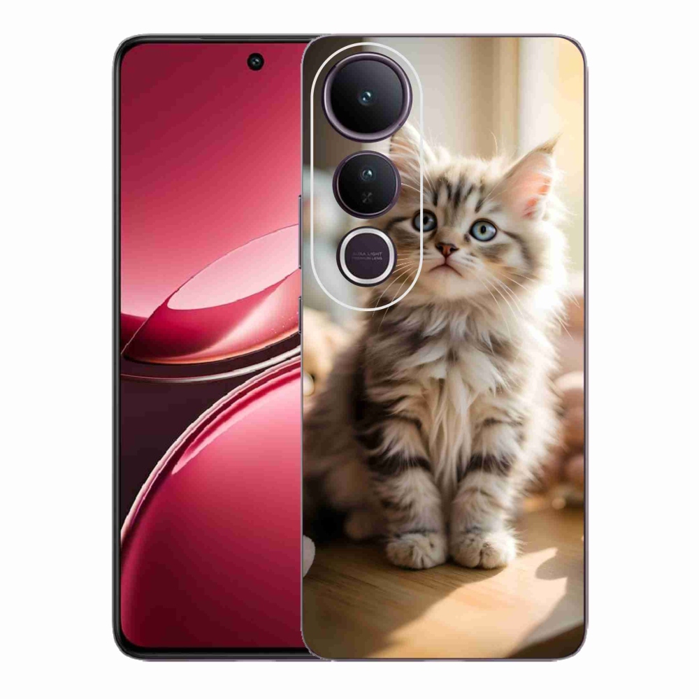 Gelový kryt mmCase na Vivo V50 Lite 4G/5G - roztomilé kotě 10