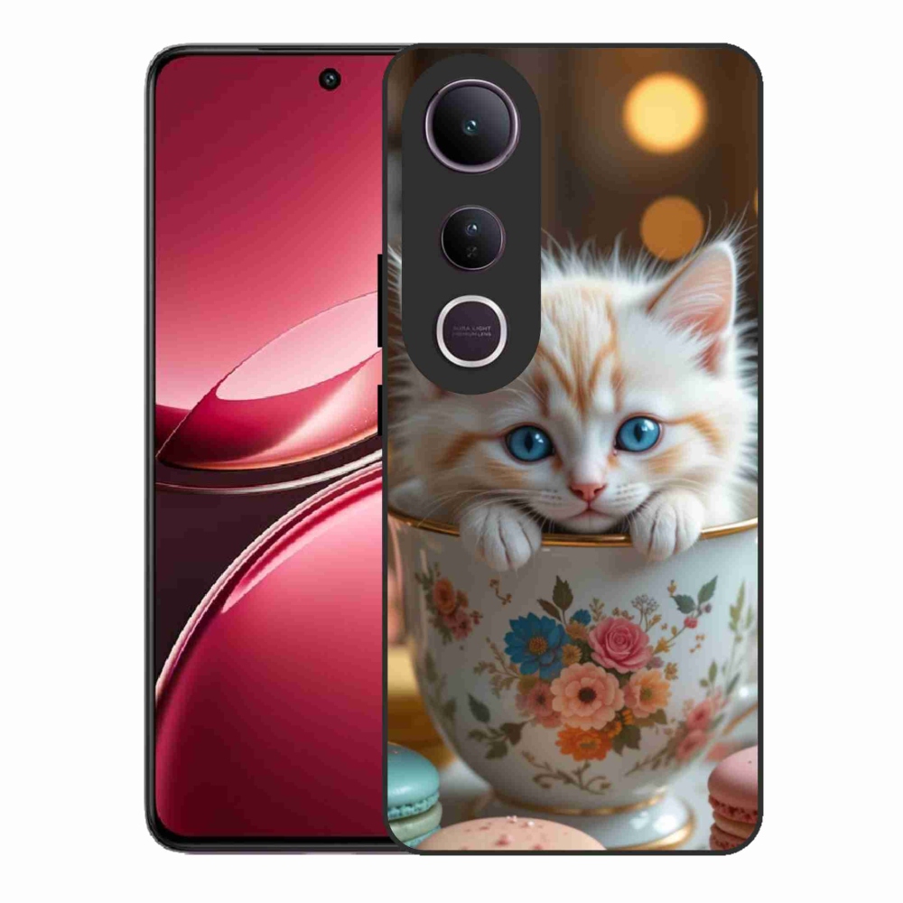 Gelový kryt mmCase na Vivo V50 Lite 4G/5G - roztomilé kotě 6