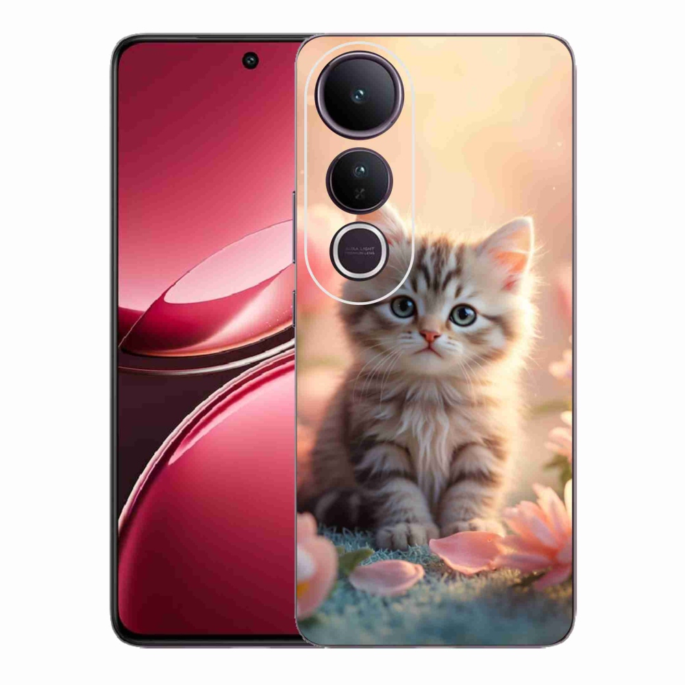Gelový kryt mmCase na Vivo V50 Lite 4G/5G - roztomilé kotě 8