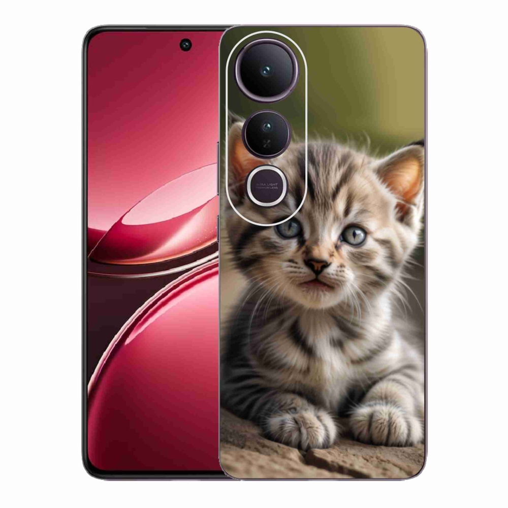 Gelový kryt mmCase na Vivo V50 Lite 4G/5G - roztomilé kotě 9