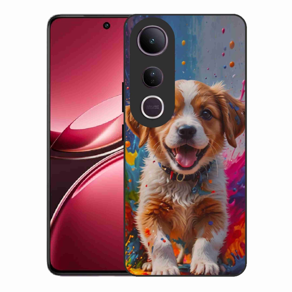 Gelový kryt mmCase na Vivo V50 Lite 4G/5G - roztomilé štěně 3