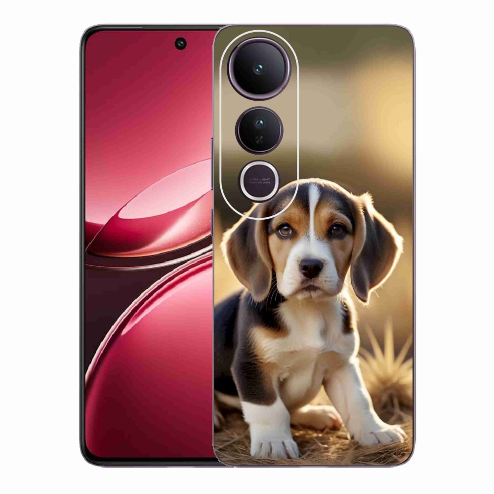 Gelový kryt mmCase na Vivo V50 Lite 4G/5G - roztomilý bígl